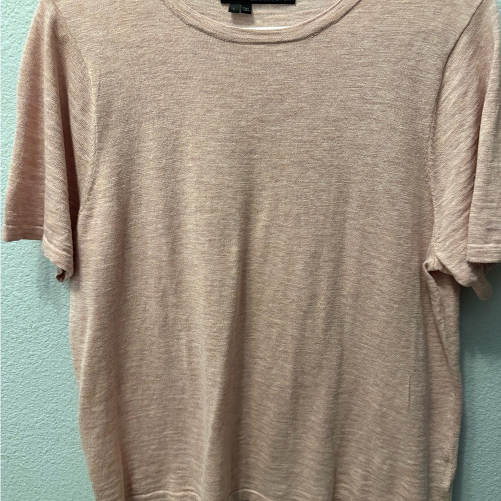 360 Sweater Blush Pink Knit Top